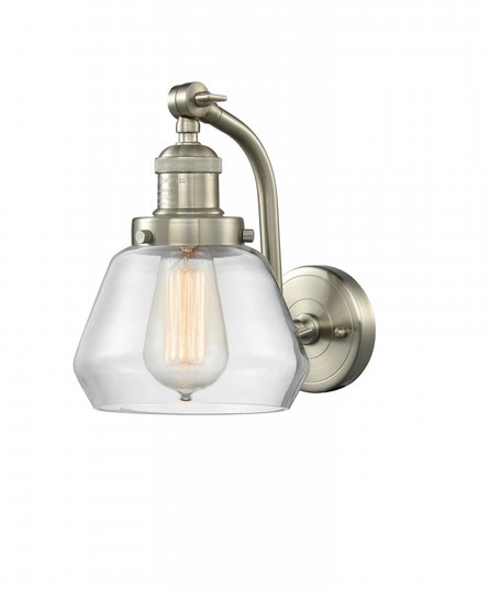 Fulton - 1 Light - 7 inch - Brushed Satin Nickel - Adjustable Sconce (3442|515-1W-SN-G172-LED)