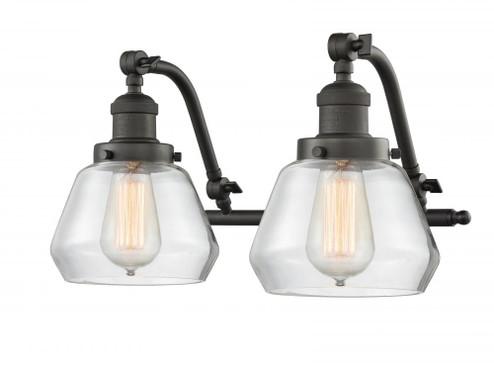 Fulton - 2 Light - 18 inch - Oil Rubbed Bronze - Adjustable Bath Vanity Light (3442|515-2W-OB-G172-LED)