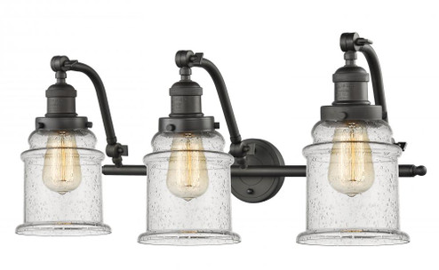Canton - 3 Light - 28 inch - Oil Rubbed Bronze - Adjustable Bath Vanity Light (3442|515-3W-OB-G184-LED)