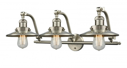 Railroad - 3 Light - 28 inch - Brushed Satin Nickel - Adjustable Bath Vanity Light (3442|515-3W-SN-M2-LED)