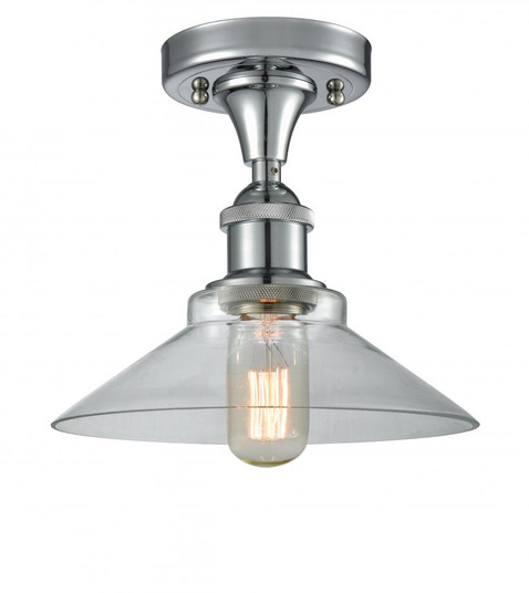 Orwell - 1 Light - 8 inch - Polished Chrome - Semi-Flush Mount (3442|516-1C-PC-G132-LED)