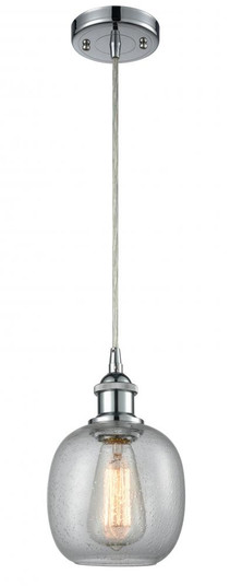 Belfast - 1 Light - 6 inch - Polished Chrome - Cord hung - Mini Pendant (3442|516-1P-PC-G104-LED)
