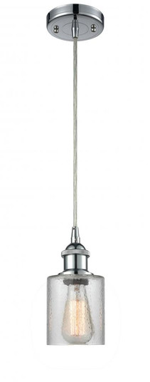 Cobbleskill - 1 Light - 5 inch - Polished Chrome - Cord hung - Mini Pendant (3442|516-1P-PC-G112-LED)
