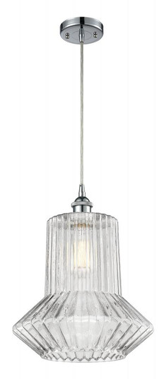 Springwater - 1 Light - 12 inch - Polished Chrome - Cord hung - Mini Pendant (3442|516-1P-PC-G212-LED)
