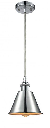 Smithfield - 1 Light - 7 inch - Polished Chrome - Cord hung - Mini Pendant (3442|516-1P-PC-M8-LED)