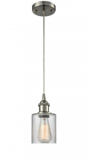 Cobbleskill - 1 Light - 5 inch - Brushed Satin Nickel - Cord hung - Mini Pendant (3442|516-1P-SN-G112-LED)