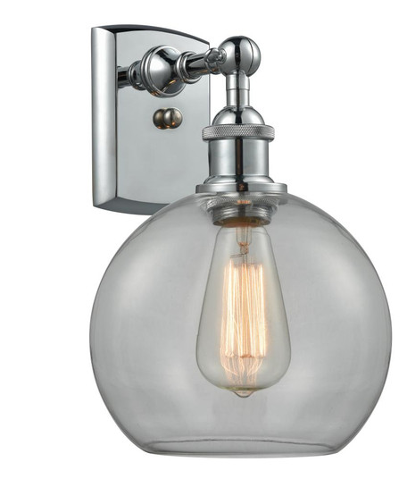 Athens - 1 Light - 8 inch - Polished Chrome - Sconce (3442|516-1W-PC-G122-LED)