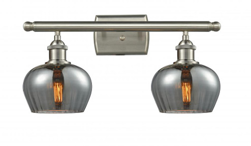 Fenton - 2 Light - 17 inch - Brushed Satin Nickel - Bath Vanity Light (3442|516-2W-SN-G93-LED)