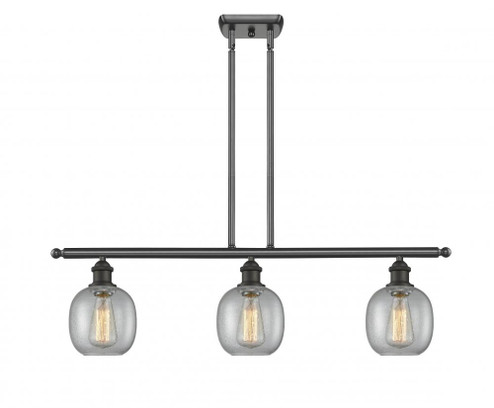 Belfast - 3 Light - 36 inch - Oil Rubbed Bronze - Stem hung - Island Light (3442|516-3I-OB-G104-LED)