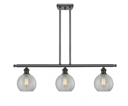 Athens - 3 Light - 36 inch - Oil Rubbed Bronze - Cord hung - Island Light (3442|516-3I-OB-G125-LED)