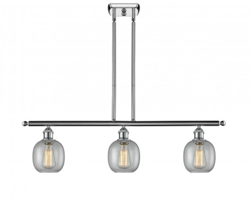 Belfast - 3 Light - 36 inch - Polished Chrome - Stem hung - Island Light (3442|516-3I-PC-G104-LED)
