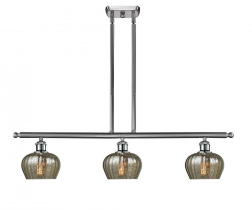 Fenton - 3 Light - 36 inch - Brushed Satin Nickel - Stem hung - Island Light (3442|516-3I-SN-G96-LED)