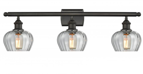 Fenton - 3 Light - 27 inch - Oil Rubbed Bronze - Bath Vanity Light (3442|516-3W-OB-G92-LED)