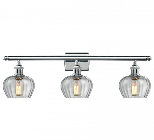 Fenton - 3 Light - 27 inch - Polished Chrome - Bath Vanity Light (3442|516-3W-PC-G92-LED)