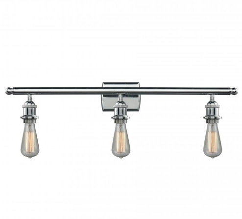 Bare Bulb - 3 Light - 26 inch - Polished Chrome - Bath Vanity Light (3442|516-3W-PC-LED)
