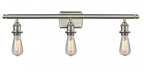 Bare Bulb - 3 Light - 26 inch - Brushed Satin Nickel - Bath Vanity Light (3442|516-3W-SN-LED)