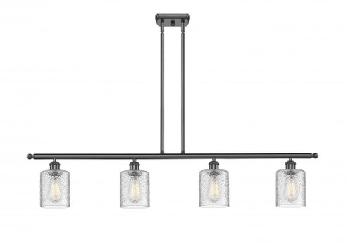 Cobbleskill - 4 Light - 48 inch - Oil Rubbed Bronze - Stem hung - Island Light (3442|516-4I-OB-G112-LED)