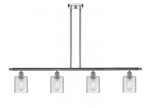 Cobbleskill - 4 Light - 48 inch - Polished Chrome - Stem hung - Island Light (3442|516-4I-PC-G112-LED)