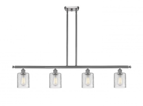 Cobbleskill - 4 Light - 48 inch - Brushed Satin Nickel - Stem hung - Island Light (3442|516-4I-SN-G112-LED)