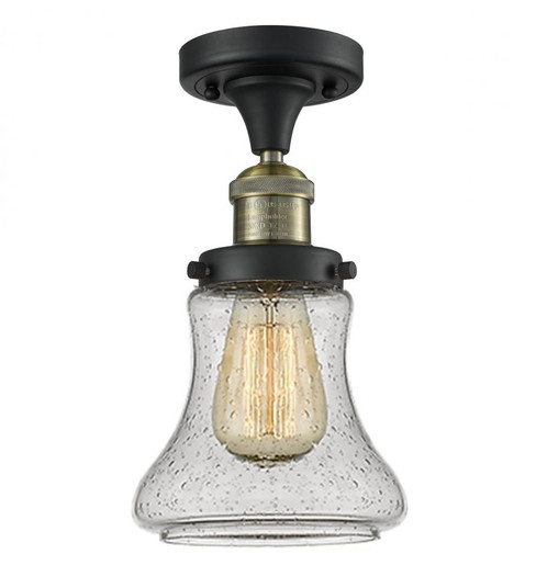 Bellmont - 1 Light - 6 inch - Black Antique Brass - Semi-Flush Mount (3442|517-1CH-BAB-G194)