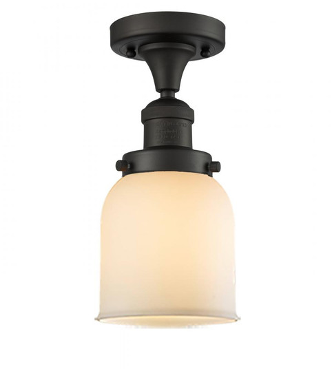 Bell - 1 Light - 5 inch - Oil Rubbed Bronze - Semi-Flush Mount (3442|517-1CH-OB-G51-LED)