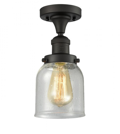 Bell - 1 Light - 5 inch - Oil Rubbed Bronze - Semi-Flush Mount (3442|517-1CH-OB-G54-LED)