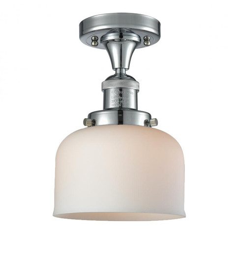Bell - 1 Light - 8 inch - Polished Chrome - Semi-Flush Mount (3442|517-1CH-PC-G71-LED)