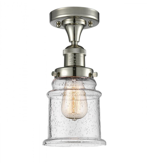 Canton - 1 Light - 6 inch - Polished Nickel - Semi-Flush Mount (3442|517-1CH-PN-G184-LED)
