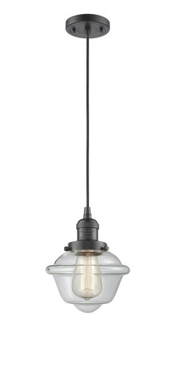 Oxford - 1 Light - 7 inch - Oil Rubbed Bronze - Cord hung - Mini Pendant (3442|201C-OB-G532)