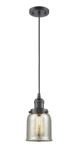 Bell - 1 Light - 5 inch - Oil Rubbed Bronze - Cord hung - Mini Pendant (3442|201C-OB-G58)