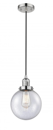 Beacon - 1 Light - 8 inch - Polished Nickel - Cord hung - Mini Pendant (3442|201C-PN-G204-8)