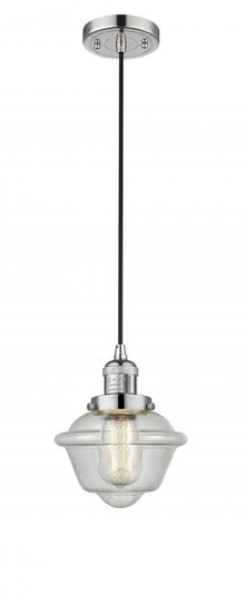 Oxford - 1 Light - 7 inch - Polished Nickel - Cord hung - Mini Pendant (3442|201C-PN-G534-LED)