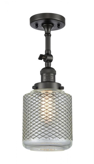 Stanton - 1 Light - 6 inch - Oil Rubbed Bronze - Adjustable Semi-Flush Mount (3442|201F-OB-G262)