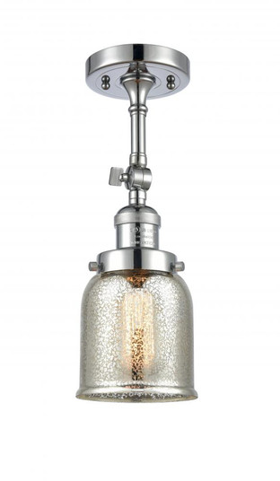 Bell - 1 Light - 5 inch - Polished Chrome - Adjustable Semi-Flush Mount (3442|201F-PC-G58)