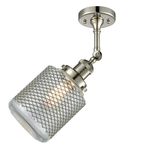 Stanton - 1 Light - 6 inch - Polished Nickel - Semi-Flush Mount (3442|201F-PN-G262)