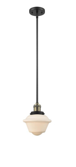 Oxford - 1 Light - 8 inch - Black Antique Brass - Stem Hung - Mini Pendant (3442|201S-BAB-G531-LED)