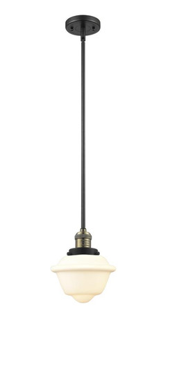Oxford - 1 Light - 8 inch - Black Antique Brass - Stem Hung - Mini Pendant (3442|201S-BAB-G532-LED)