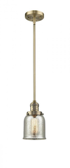 Bell - 1 Light - 5 inch - Brushed Brass - Stem Hung - Mini Pendant (3442|201S-BB-G58)