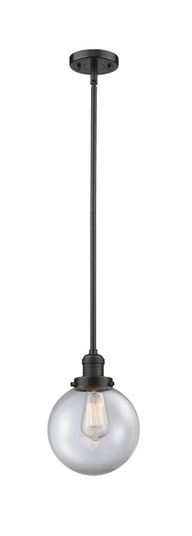 Beacon - 1 Light - 8 inch - Oil Rubbed Bronze - Stem Hung - Mini Pendant (3442|201S-OB-G202-8)