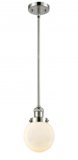 Beacon - 1 Light - 6 inch - Polished Nickel - Stem Hung - Mini Pendant (3442|201S-PN-G201-6)