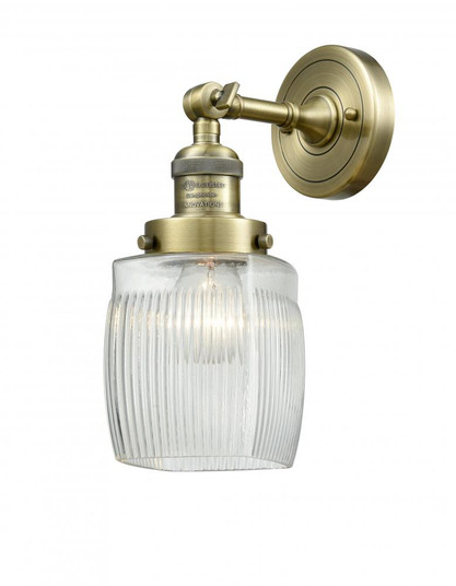 Colton - 1 Light - 6 inch - Antique Brass - Adjustable Sconce (3442|203-AB-G302-LED)