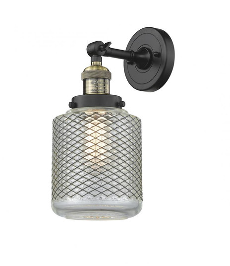 Stanton - 1 Light - 6 inch - Black Antique Brass - Adjustable Sconce (3442|203-BAB-G262-LED)