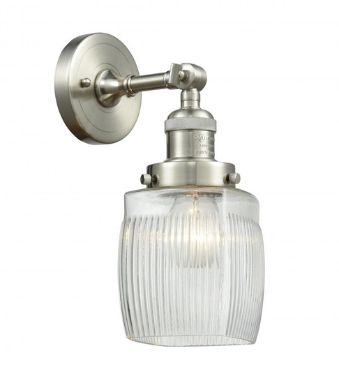 Colton - 1 Light - 6 inch - Brushed Satin Nickel - Adjustable Sconce (3442|203-SN-G302-LED)