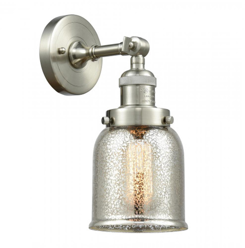 Bell - 1 Light - 5 inch - Brushed Satin Nickel - Adjustable Sconce (3442|203-SN-G58)