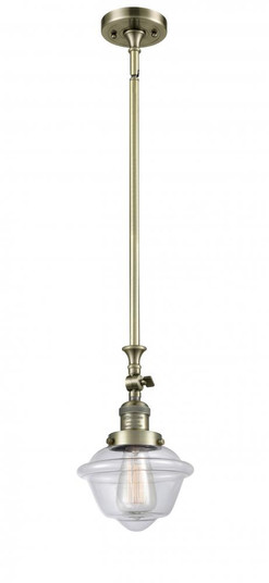 Oxford - 1 Light - 7 inch - Antique Brass - Stem Hung - Adjustable Mini Pendant (3442|206-AB-G532)
