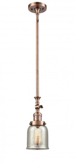 Bell - 1 Light - 5 inch - Antique Copper - Stem Hung - Adjustable Mini Pendant (3442|206-AC-G58-LED)