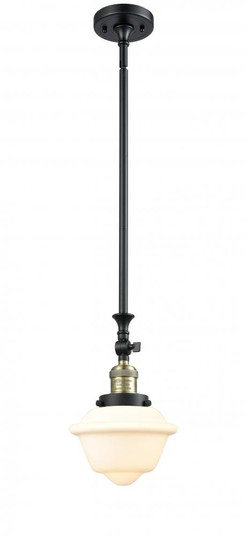 Oxford - 1 Light - 7 inch - Black Antique Brass - Stem Hung - Adjustable Mini Pendant (3442|206-BAB-G531-LED)