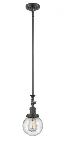 Beacon - 1 Light - 6 inch - Oil Rubbed Bronze - Stem Hung - Adjustable Mini Pendant (3442|206-OB-G204-6-LED)