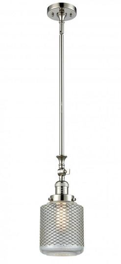 Stanton - 1 Light - 6 inch - Polished Nickel - Stem Hung - Adjustable Mini Pendant (3442|206-PN-G262)