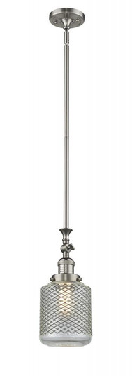 Stanton - 1 Light - 6 inch - Brushed Satin Nickel - Stem Hung - Adjustable Mini Pendant (3442|206-SN-G262)